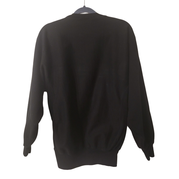 Steve & Barry's Black Crewneck Sweater Wisconsin Style - Picture 4 of 5